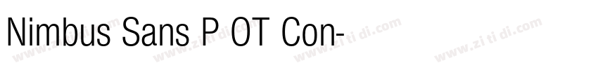 Nimbus Sans P OT Con字体转换 Nimbus Sans P OT Con字体转换